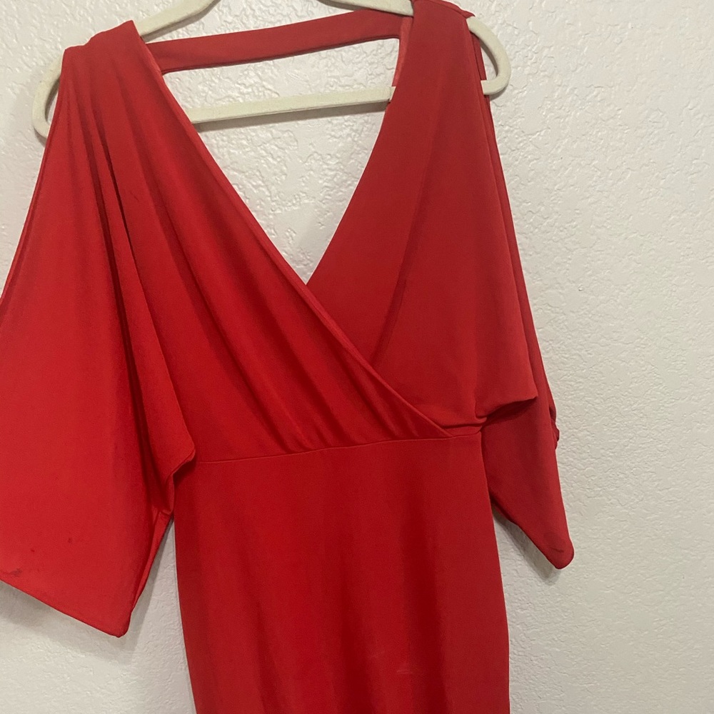 Red Bebe dress